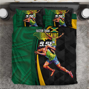Proud of Jamaican Bedding Set Faster Than Lightning-9.58 Seconds - African Pride