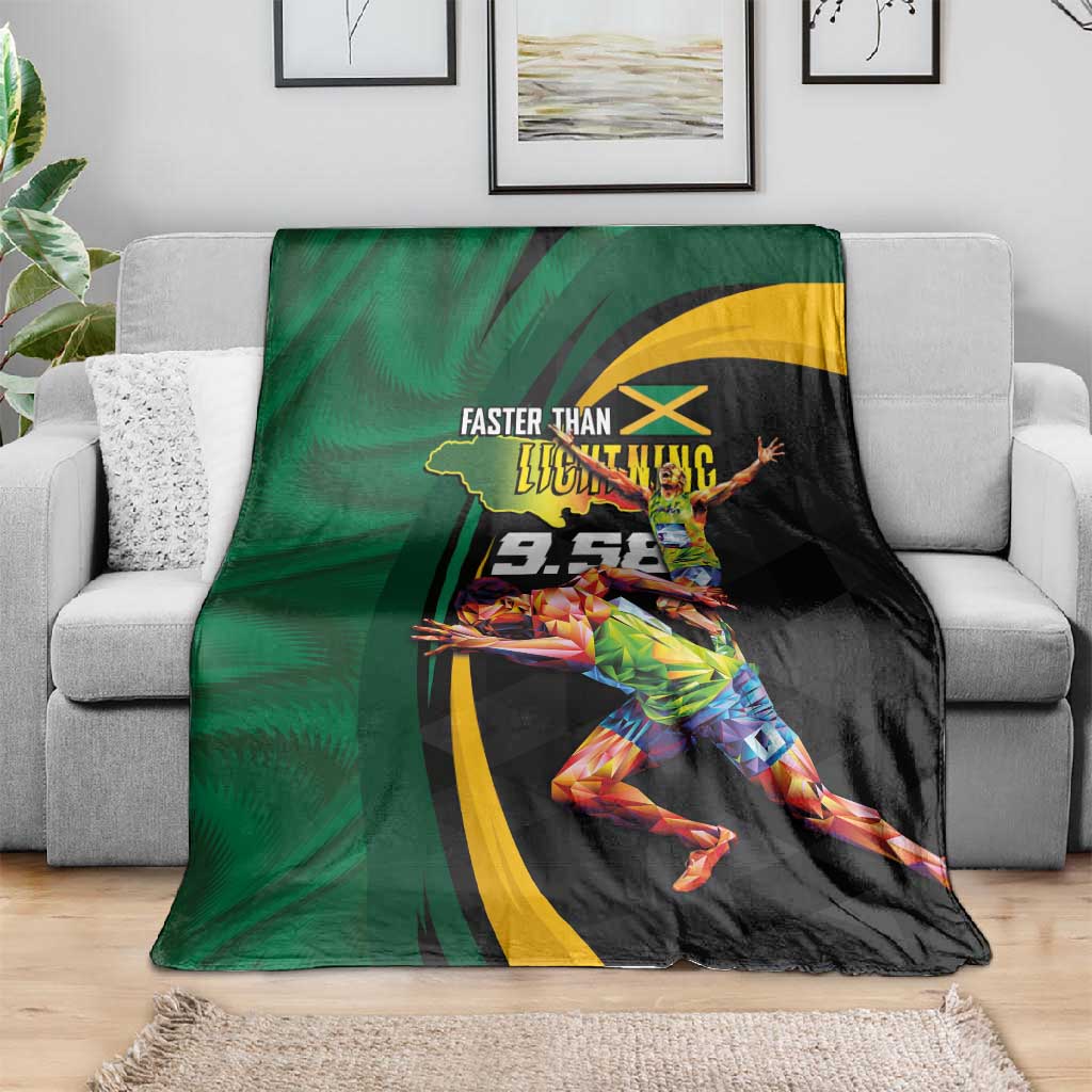 Proud of Jamaican Blanket Faster Than Lightning-9.58 Seconds - African Pride