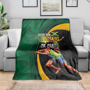 Proud of Jamaican Blanket Faster Than Lightning-9.58 Seconds - African Pride