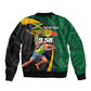 Proud of Jamaican Bomber Jacket Faster Than Lightning-9.58 Seconds - African Pride