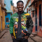 Proud of Jamaican Bomber Jacket Faster Than Lightning-9.58 Seconds - African Pride