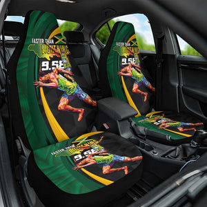 Proud of Jamaican Car Seat Cover Faster Than Lightning-9.58 Seconds - African Pride