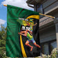 Proud of Jamaican Garden Flag Faster Than Lightning-9.58 Seconds - African Pride