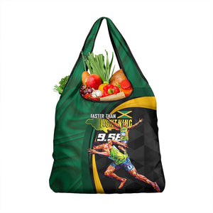 Proud of Jamaican Grocery Bag Faster Than Lightning-9.58 Seconds - African Pride