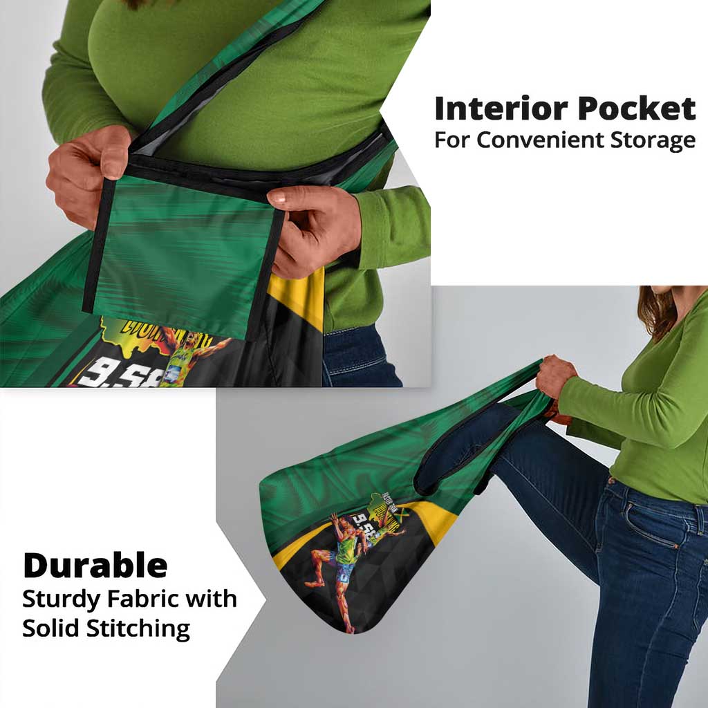 Proud of Jamaican Grocery Bag Faster Than Lightning-9.58 Seconds - African Pride