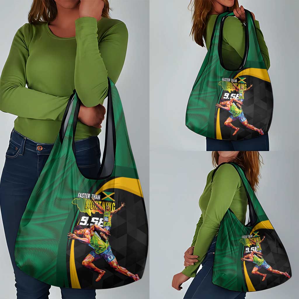 Proud of Jamaican Grocery Bag Faster Than Lightning-9.58 Seconds - African Pride