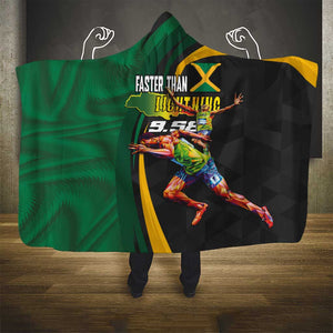 Proud of Jamaican Hooded Blanket Faster Than Lightning-9.58 Seconds - African Pride
