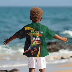 Proud of Jamaican Kid Hawaiian Shirt Faster Than Lightning-9.58 Seconds - African Pride