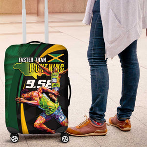 Proud of Jamaican Luggage Cover Faster Than Lightning-9.58 Seconds - African Pride