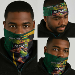 Proud of Jamaican Neck Gaiter Faster Than Lightning-9.58 Seconds - African Pride