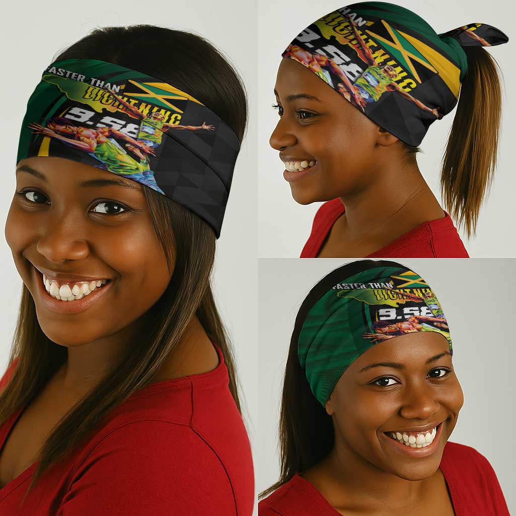 Proud of Jamaican Neck Gaiter Faster Than Lightning-9.58 Seconds - African Pride