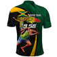 Proud of Jamaican Polo Shirt Faster Than Lightning-9.58 Seconds - African Pride