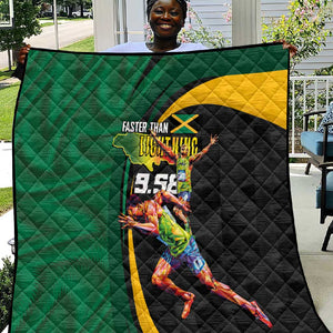 Proud of Jamaican Quilt Faster Than Lightning-9.58 Seconds - African Pride