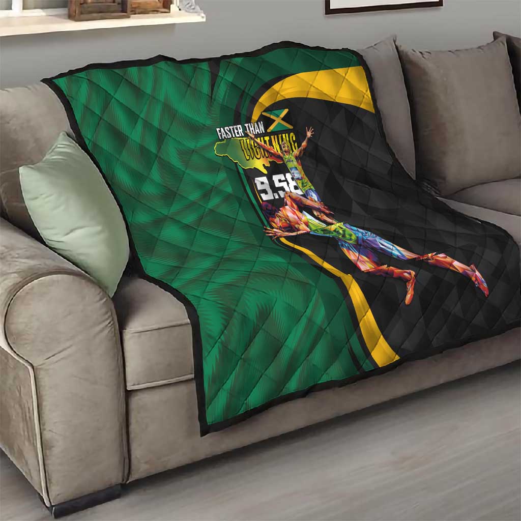 Proud of Jamaican Quilt Faster Than Lightning-9.58 Seconds - African Pride