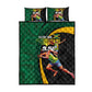 Proud of Jamaican Quilt Bed Set Faster Than Lightning-9.58 Seconds - African Pride