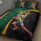 Proud of Jamaican Quilt Bed Set Faster Than Lightning-9.58 Seconds - African Pride