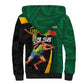 Proud of Jamaican Sherpa Hoodie Faster Than Lightning-9.58 Seconds - African Pride