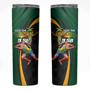 Proud of Jamaican Skinny Tumbler Faster Than Lightning-9.58 Seconds - African Pride