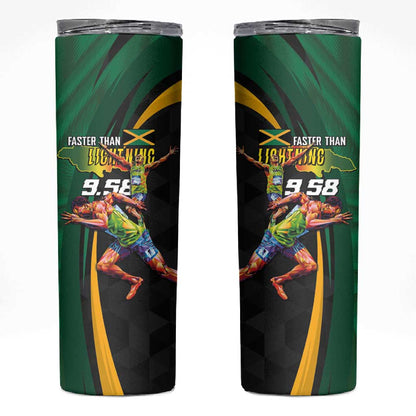 Proud of Jamaican Skinny Tumbler Faster Than Lightning-9.58 Seconds - African Pride