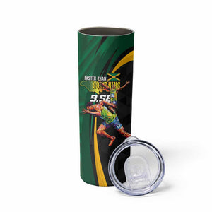 Proud of Jamaican Skinny Tumbler Faster Than Lightning-9.58 Seconds - African Pride