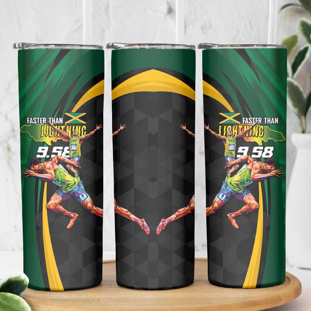 Proud of Jamaican Skinny Tumbler Faster Than Lightning-9.58 Seconds - African Pride