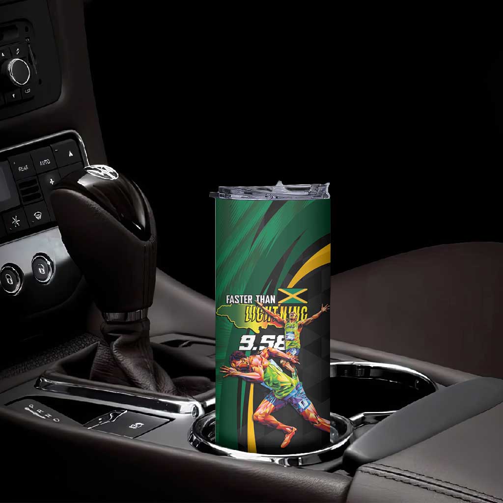 Proud of Jamaican Skinny Tumbler Faster Than Lightning-9.58 Seconds - African Pride