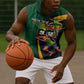 Proud of Jamaican Sleeveless Hoodie Faster Than Lightning-9.58 Seconds - African Pride