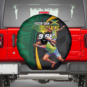 Proud of Jamaican Spare Tire Cover Faster Than Lightning-9.58 Seconds - African Pride