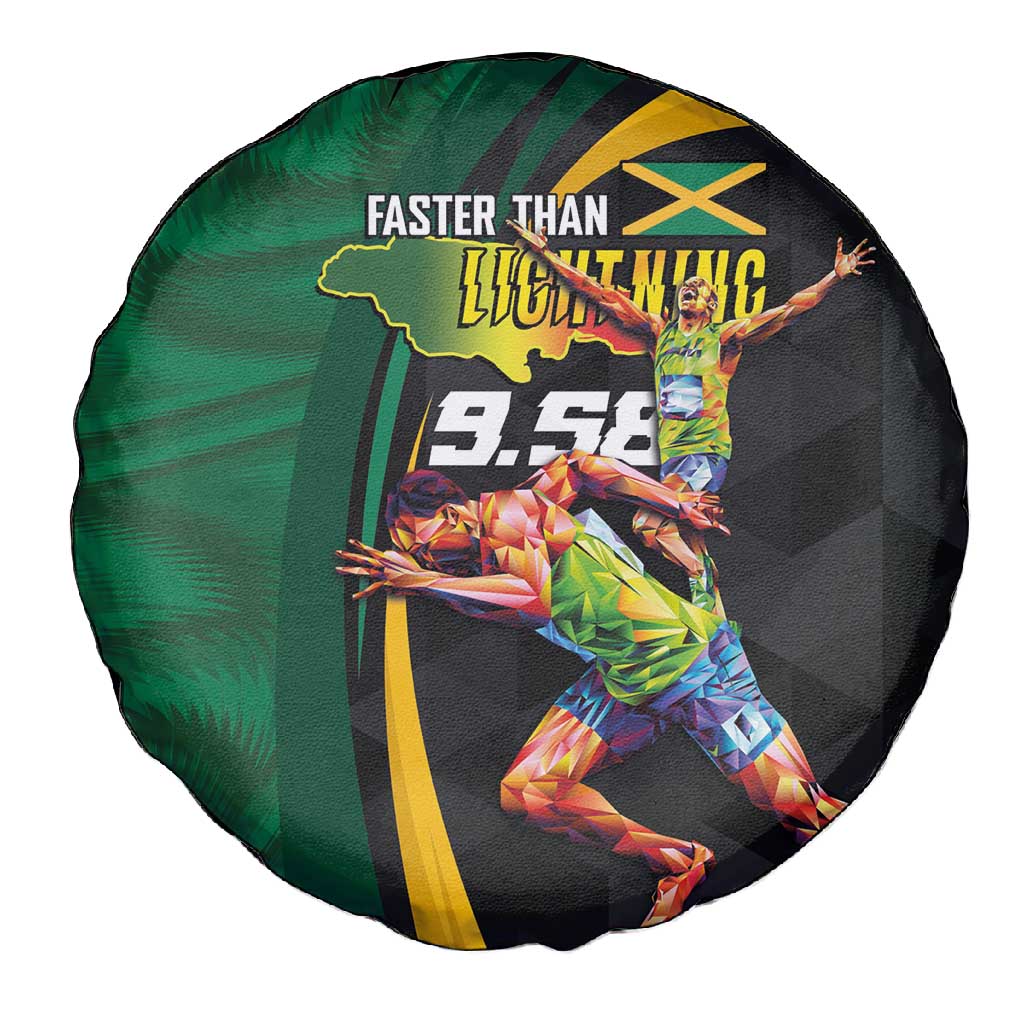 Proud of Jamaican Spare Tire Cover Faster Than Lightning-9.58 Seconds - African Pride