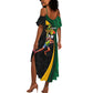 Proud of Jamaican Summer Maxi Dress Faster Than Lightning-9.58 Seconds - African Pride