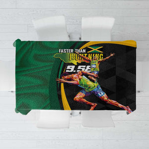 Proud of Jamaican Tablecloth Faster Than Lightning-9.58 Seconds - African Pride