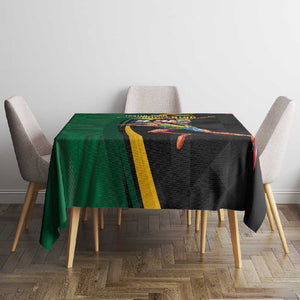 Proud of Jamaican Tablecloth Faster Than Lightning-9.58 Seconds - African Pride