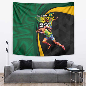 Proud of Jamaican Tapestry Faster Than Lightning-9.58 Seconds - African Pride