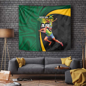 Proud of Jamaican Tapestry Faster Than Lightning-9.58 Seconds - African Pride