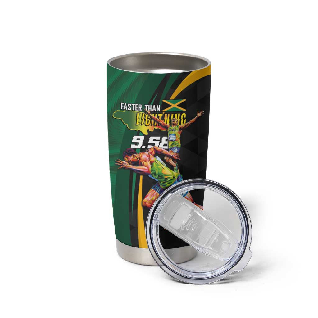 Proud of Jamaican Tumbler Cup Faster Than Lightning-9.58 Seconds - African Pride