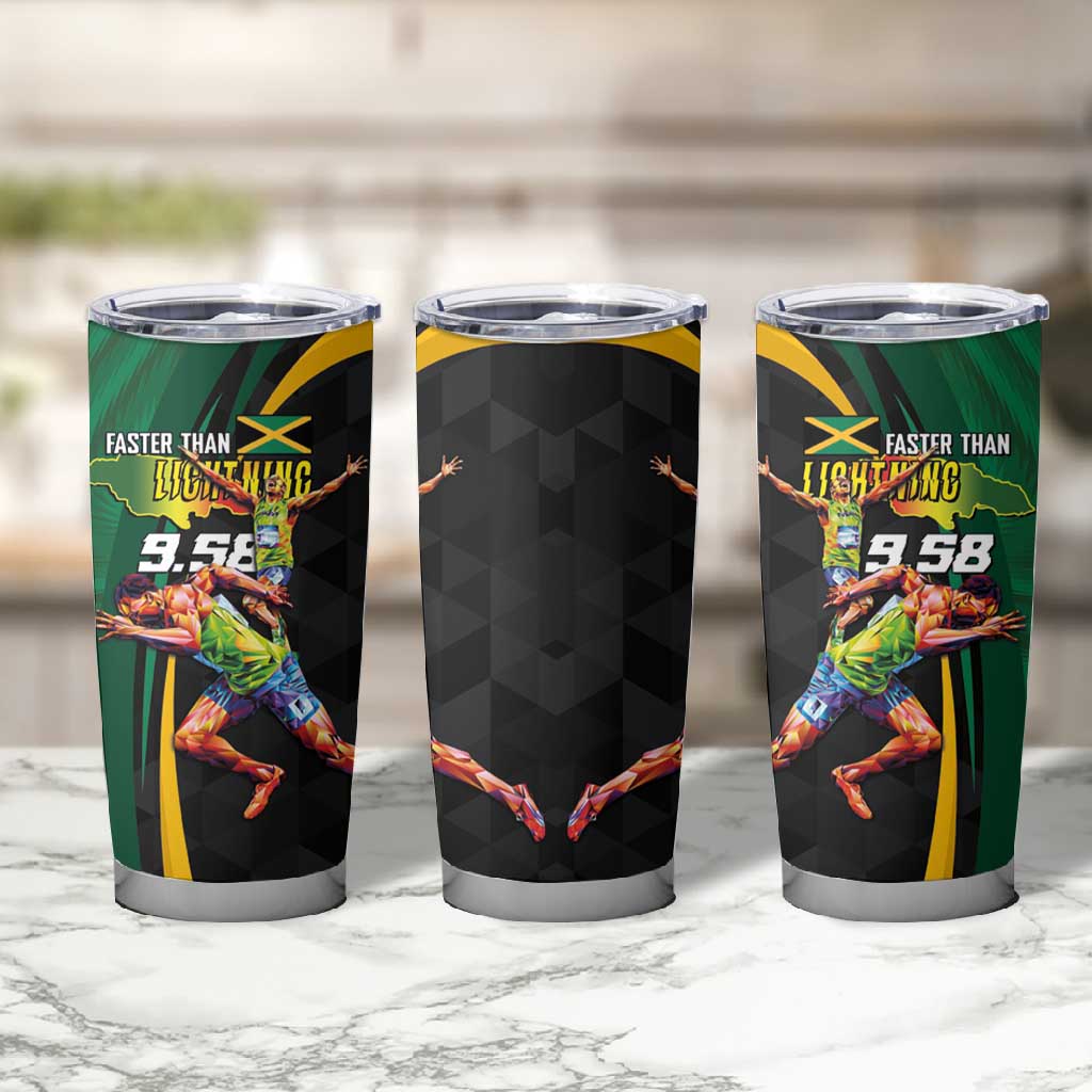 Proud of Jamaican Tumbler Cup Faster Than Lightning-9.58 Seconds - African Pride