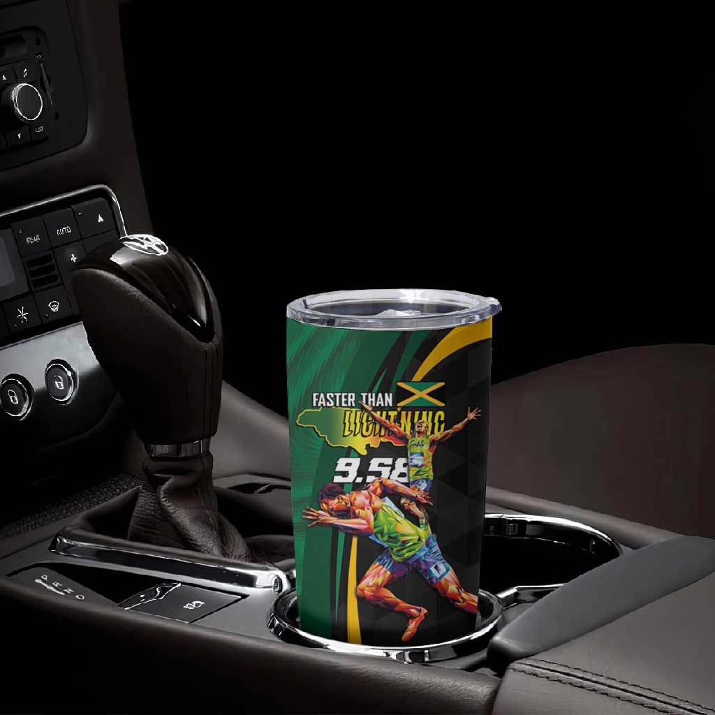 Proud of Jamaican Tumbler Cup Faster Than Lightning-9.58 Seconds - African Pride