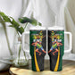 Proud of Jamaican Tumbler With Handle Faster Than Lightning-9.58 Seconds - African Pride