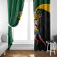 Proud of Jamaican Window Curtain Faster Than Lightning-9.58 Seconds - African Pride