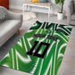 Custom Nigeria Football Area Rug Sporty Super Eagles