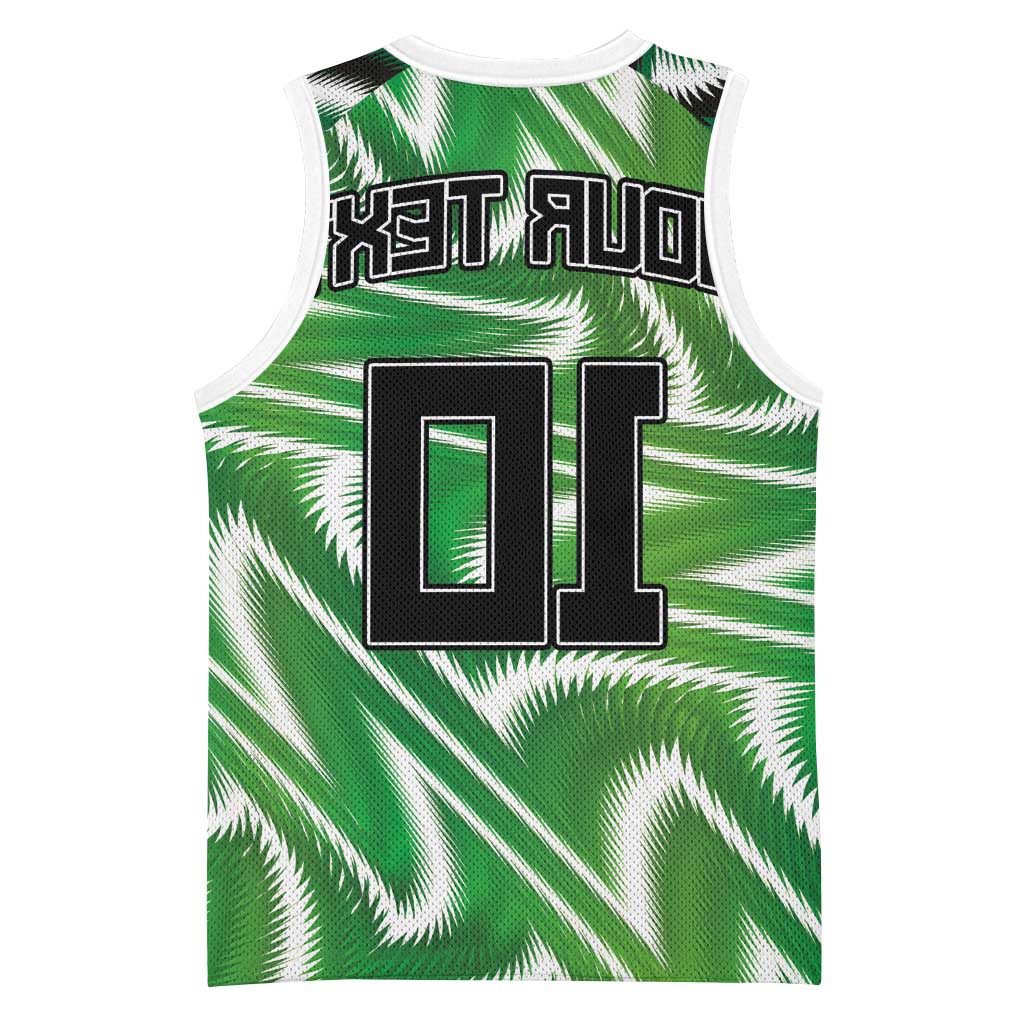 Custom Nigeria Football Basketball Jersey Sporty Super Eagles - African Pride