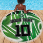 Custom Nigeria Football Beach Blanket Sporty Super Eagles