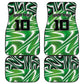 Custom Nigeria Football Car Mats Sporty Super Eagles