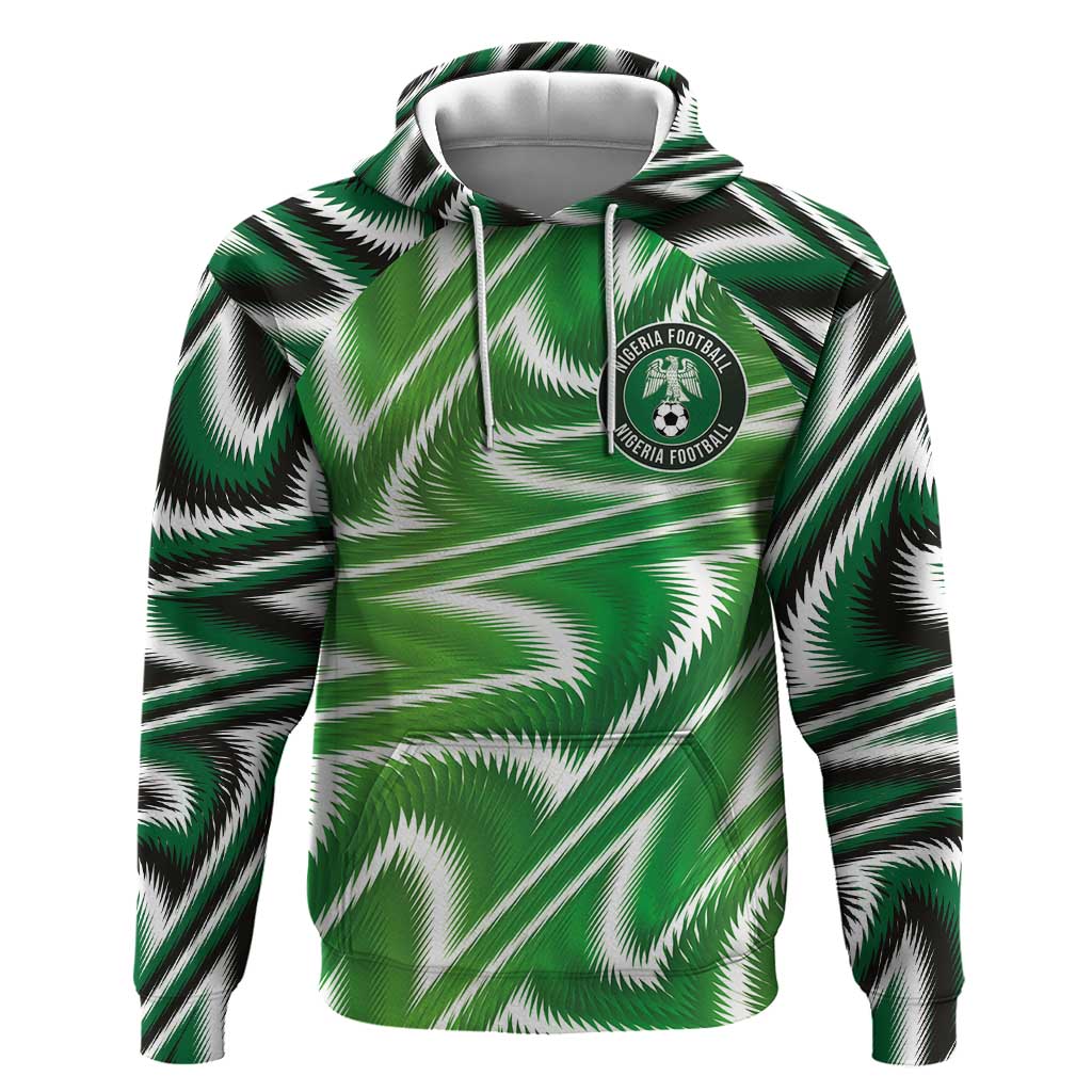 Custom Nigeria Football Hoodie Sporty Super Eagles