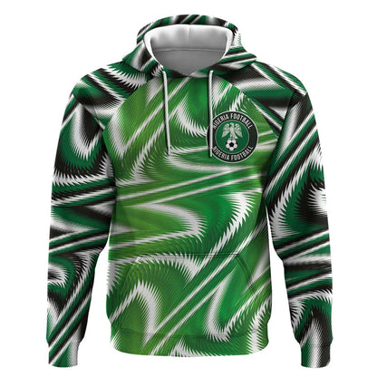 Custom Nigeria Football Hoodie Sporty Super Eagles