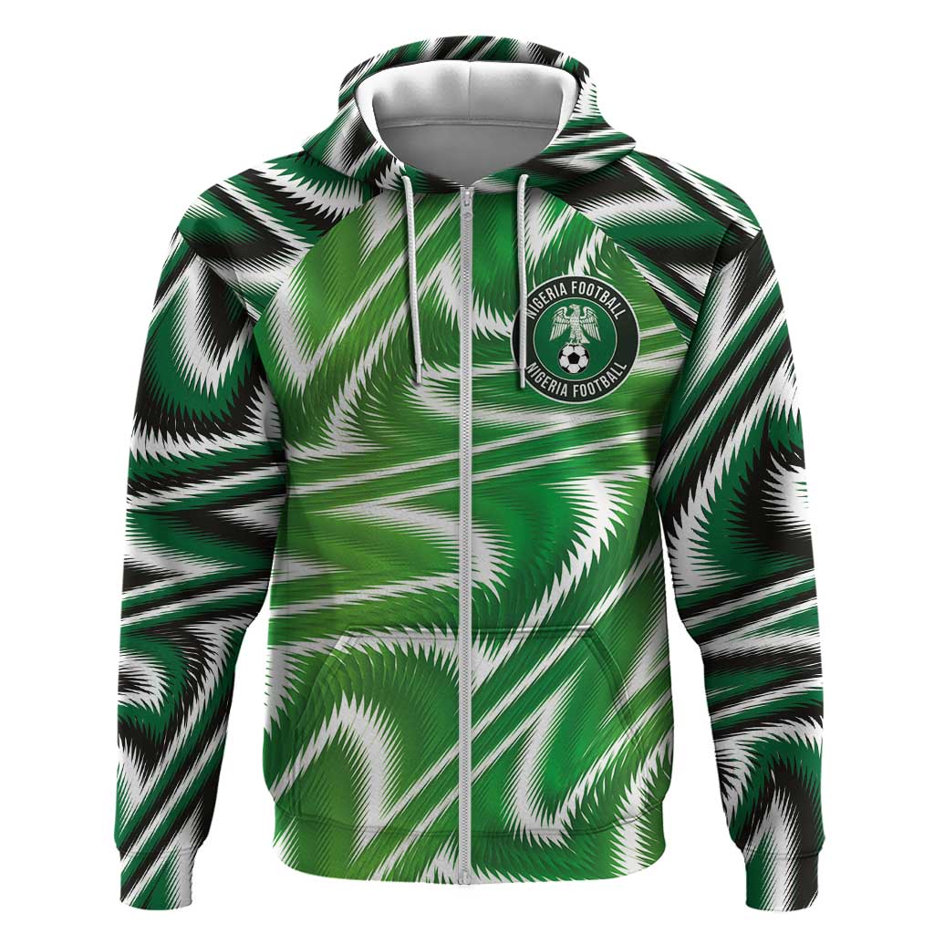 Custom Nigeria Football Hoodie Sporty Super Eagles
