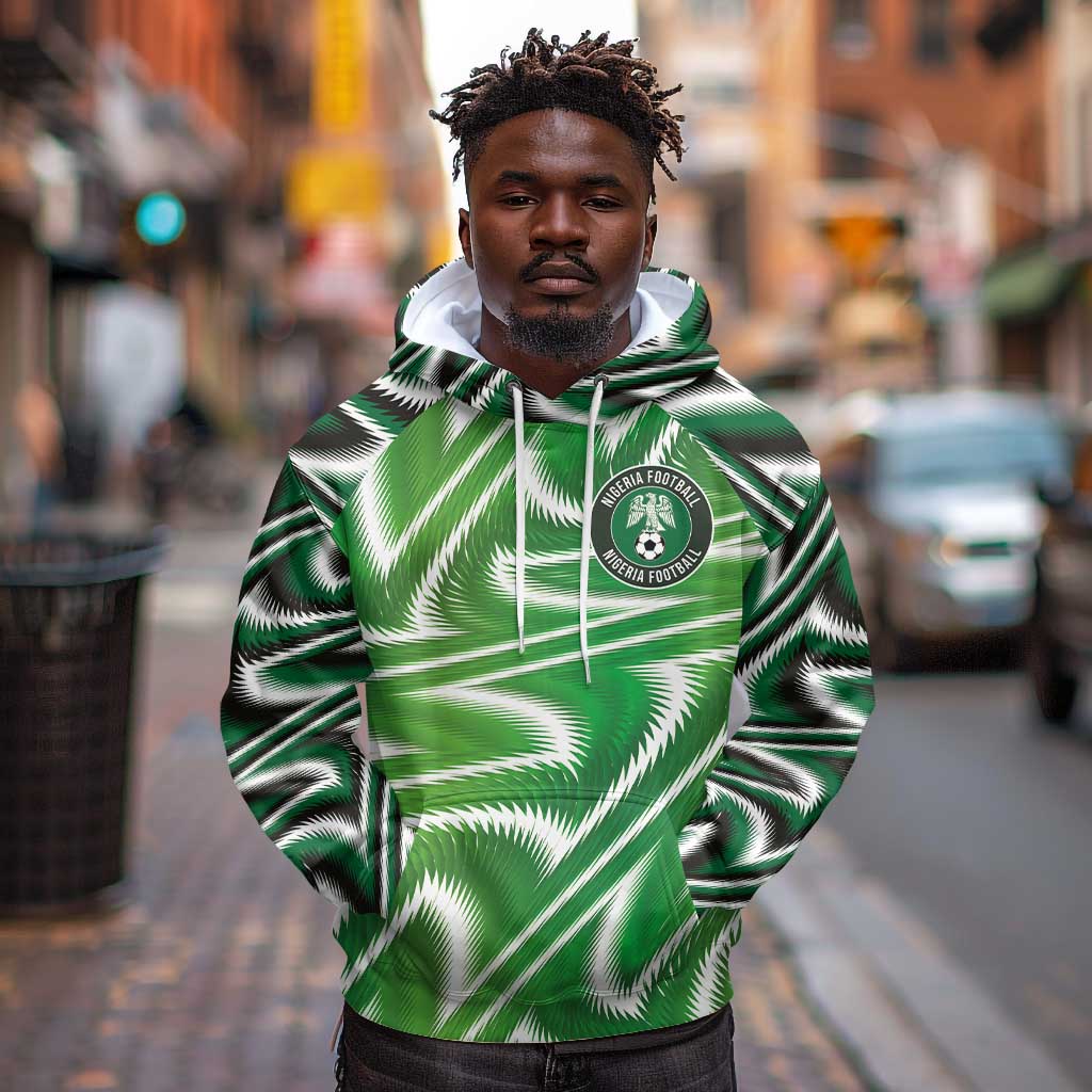 Custom Nigeria Football Hoodie Sporty Super Eagles
