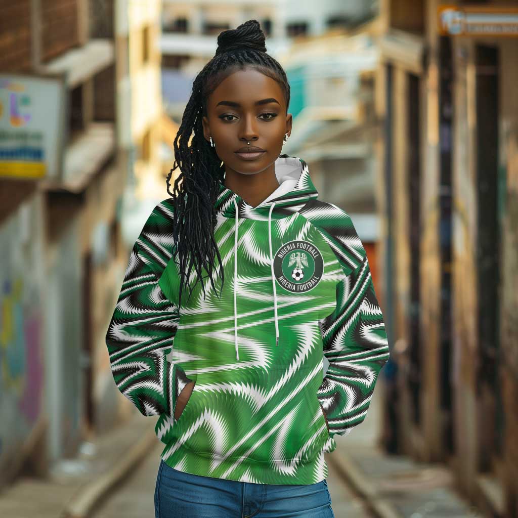Custom Nigeria Football Hoodie Sporty Super Eagles