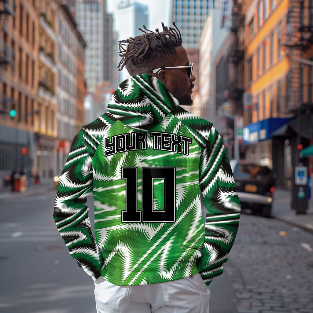 Custom Nigeria Football Hoodie Sporty Super Eagles