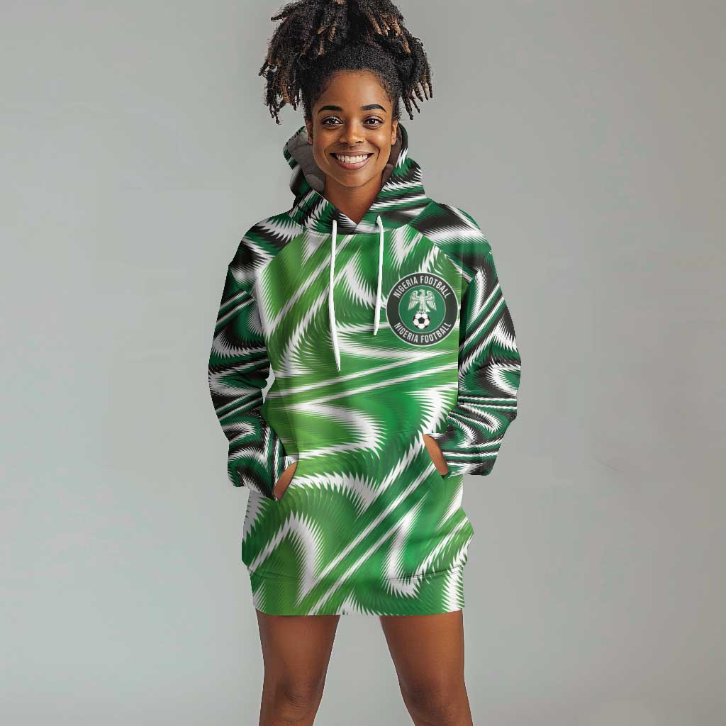 Custom Nigeria Football Hoodie Dress Sporty Super Eagles